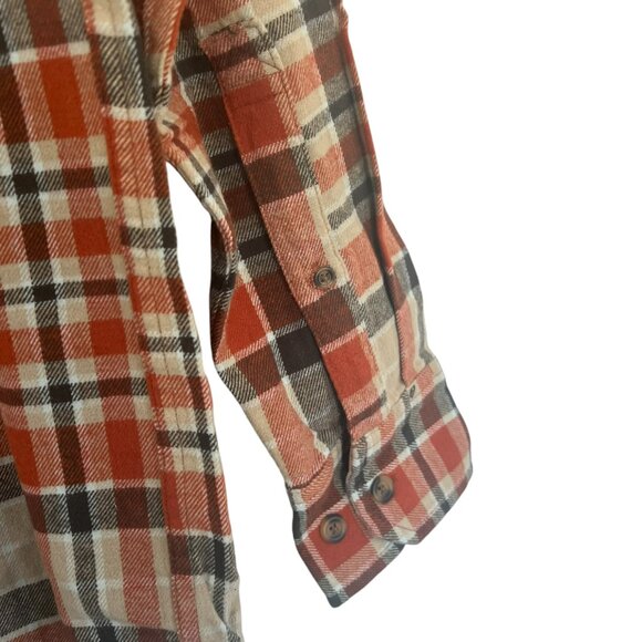 Men's NWT Eddie Bauer Long Sleeve‎ Button Up Plaid Flannel Shirt Size Small - Picture 8 of 8